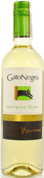 Вино Gato Negro Sauvignon Blanc San Pedro біле сухе 13%