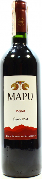 Вино Baron Philippe de Rothschild Mapu Merlot червоне сухе 13%