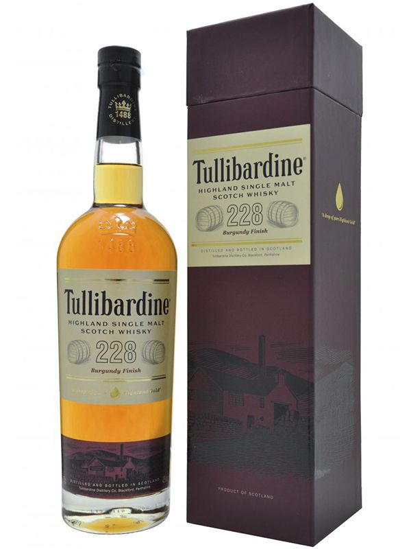 Віскі Tullibardine 228 Burgundy Finish 43%