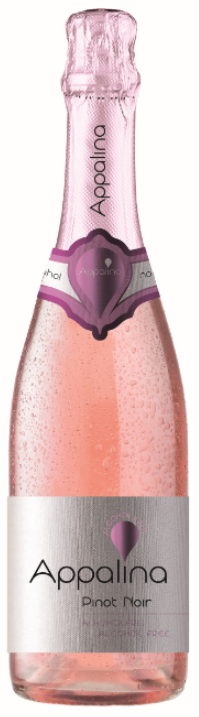 Вино ігристе Appalina Chardonnay Sparkling рожеве напівсолодке 0.01%
