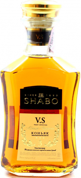 Коньяк Shabo VS 3 зірки