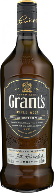 Віскі Grant's Triplewood Smoky 5-6 років витримки 40%