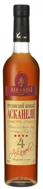Коньяк Асканелі 4 роки витримки 40%