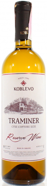 Вино Traminer Reserve Koblevo біле сухе