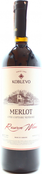 Вино Коблево Reserve Wine Мерло червоне сухе 9.7-13%