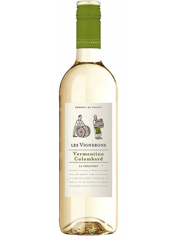 Вино Vermentino Colombard Les Vignerons біле напівсухе 11.5%