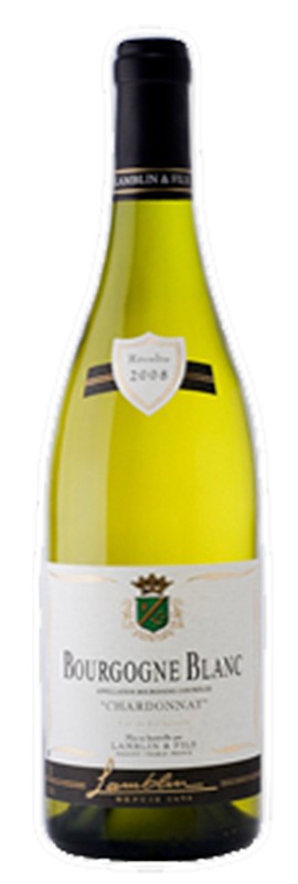 Вино Lamblin Fils Bourgogne blanc Chardonnay біле сухе 12.5%