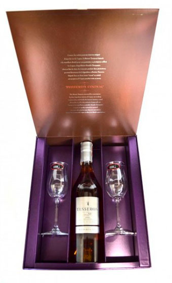 Коньяк Tesseron lot 53 XO Perfection Riedel Glasses 40% + 2 келихи