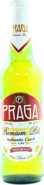 Упаковка пива Praga Premium Pils світле фильтрованное 5% х 20 пляшок