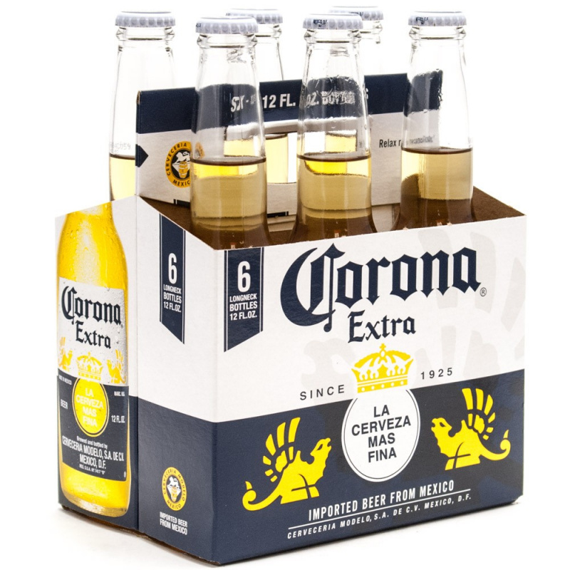 Упаковка пива Corona Extra світле фільтроване 4.2%