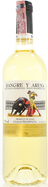 Вино Sangre y Arena Blanco semidulce біле напівсолодке 11%