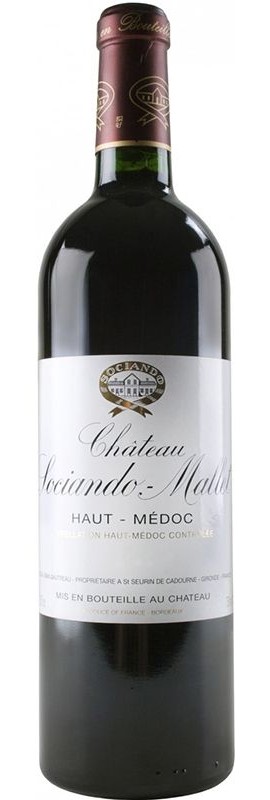 Вино Haut-Medoc Chateau Sociando Mallet 1997 рік червоне сухе