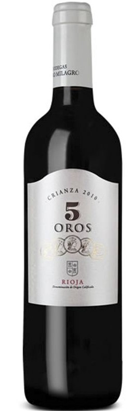 Вино 5 Oros Crianza червоне сухе 14%