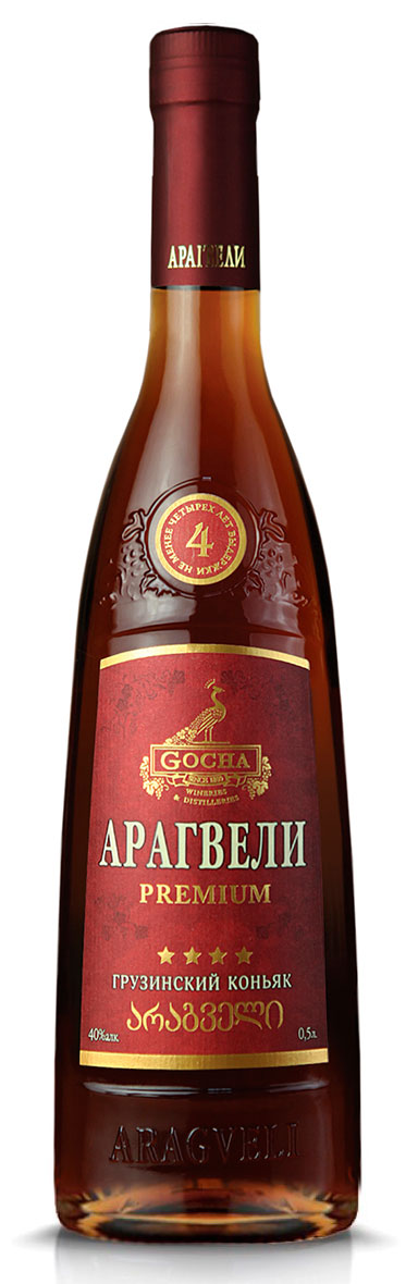 Коньяк Арагвелі 4 роки витримки 40%
