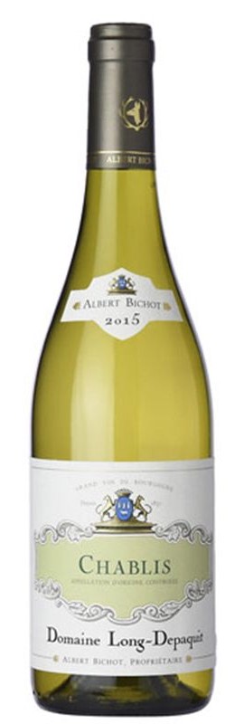 Вино Domaine Long-Depaquit Chablis Albert Bichot 2015 року біле сухе
