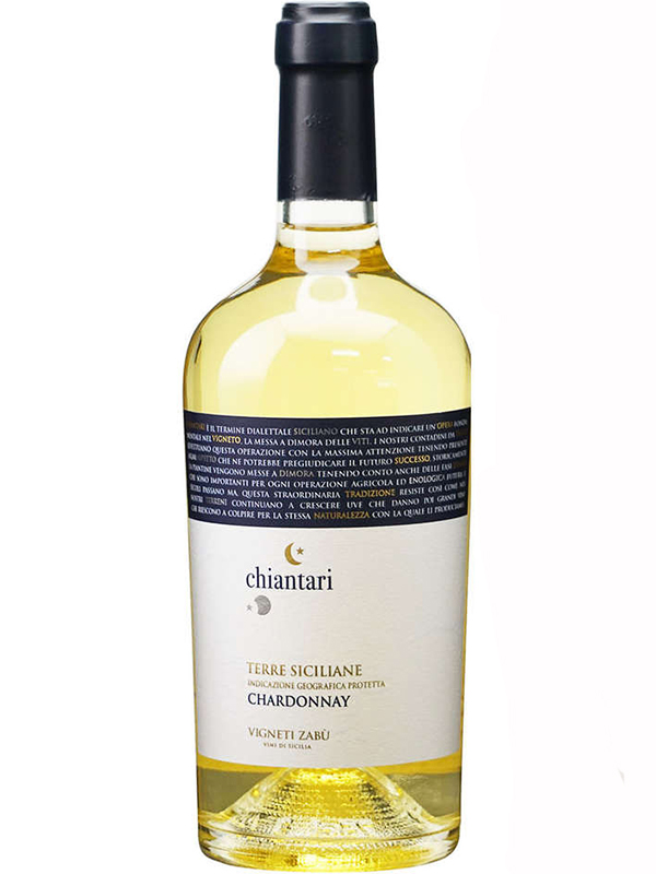 Вино "Chiantari" Chardonnay Terre Sicilianre Vigneti Zabu біле сухе