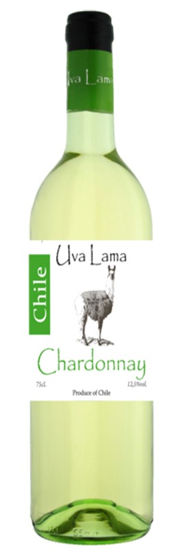 Вино Uva Lama Chardonnay біле сухе 13.5%