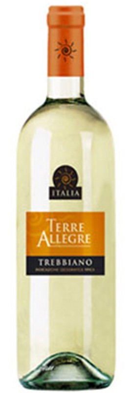 Вино Terre Allegre Trebbiano IGT біле напівсолодке 11%