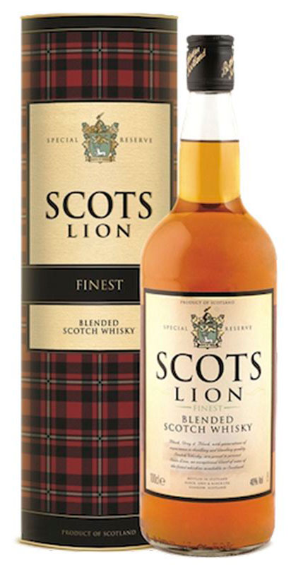 Віскі Scots Lion в тубусі 40%