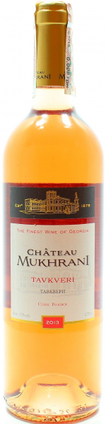 Вино Chateau Mukhrani Тавквери рожеве сухе 12%