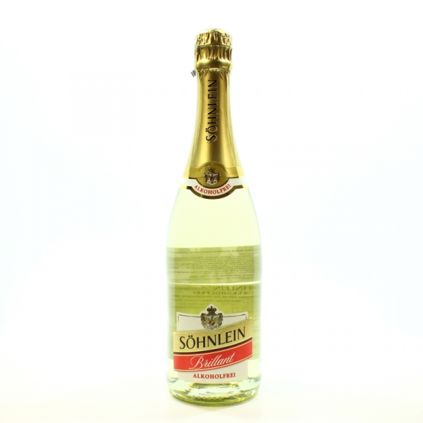 Вино ігристе безалкогольне Sohnlein Brillant Alkoholfrei біле напівсолодке%