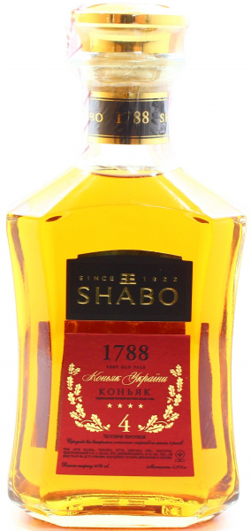 Коньяк Shabo 1788 4 зірки