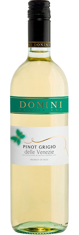 Вино Pinot Grigio delle Venezie Donini біле сухе 12%