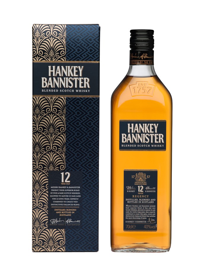 Віскі Hankey Bannister Regency 12 років витримки 40% в коробці