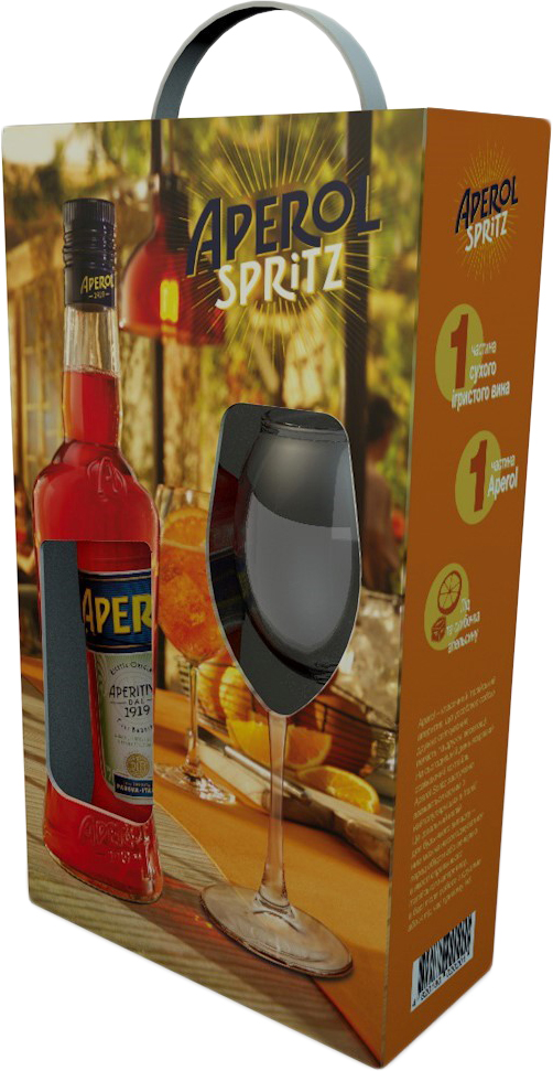 Набір лікер Aperol Aperetivo 11% + Стакан