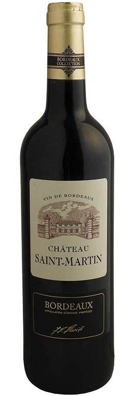 Вино Bordeaux Chateau Saint Martin червоне сухе