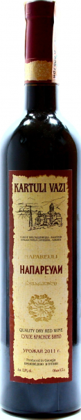 Вино Kartuli Vazi Напареулі червоне сухе 12%