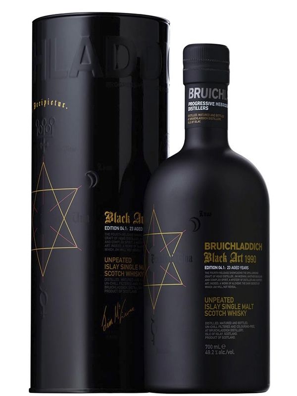 Віскі Bruichladdich Black art 4 23 YO 49.2% в подарунковій упаковці
