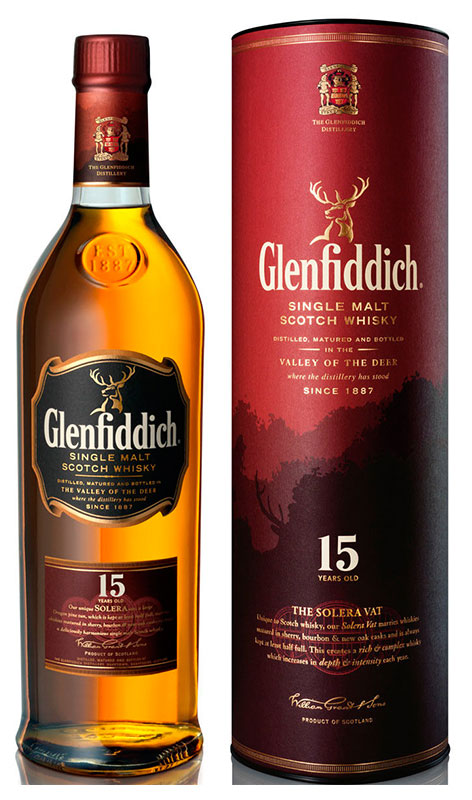 Віскі Glenfiddich 15 років витримки 40%