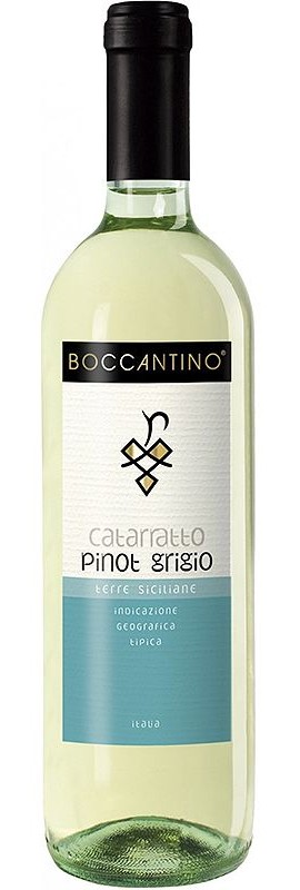 Вино Pinot Grigio Boccantino біле сухе