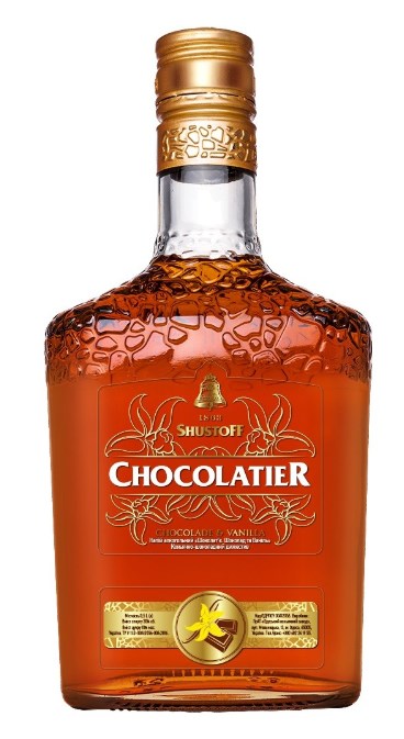 Коньячно-шоколадний напій Шустов Chocolatier Chocolade & Vanilla 3 роки витримки 30%