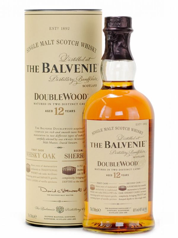 Віскі Balvenie Doublewood 12 років витримки 40%