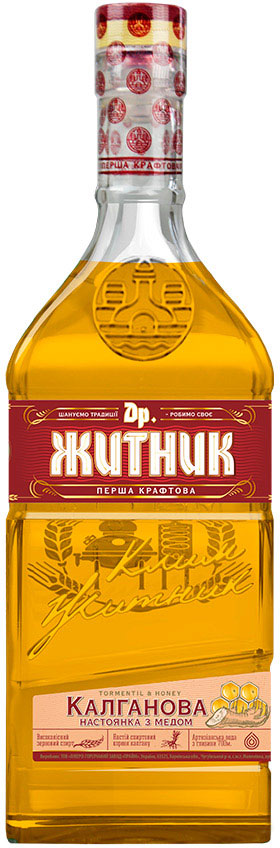 Настоянка Др Житник Калганова з медом 40%
