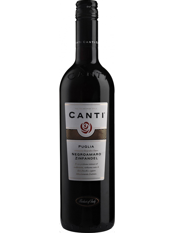 Вино Negroamaro — Zinfandel Canti червоне сухе 12%