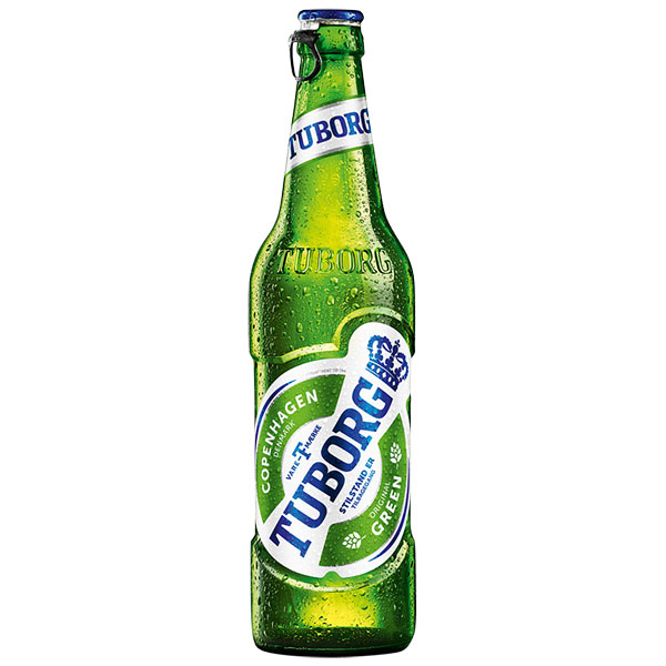 Упаковка пива Tuborg Green світле фильтрованное 4.6%