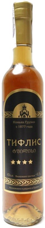 Коньяк Tiflisi Marani Тифліс 4 роки витримки 40%