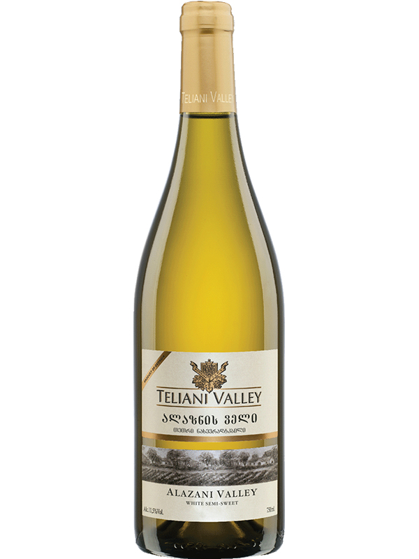 Вино Алазанська долина Teliani Valley біле напівсолодке 12%