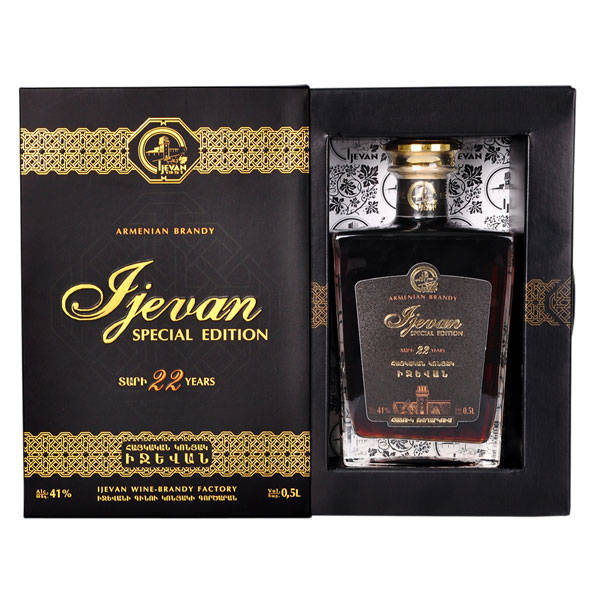 Коньяк Ijevan Special Edition 22 роки витримки 41% в коробці