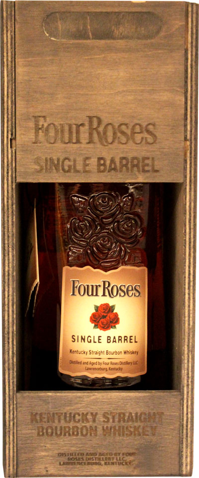 Бурбон Four Roses Single Barrel в дерев'яній коробці 50%