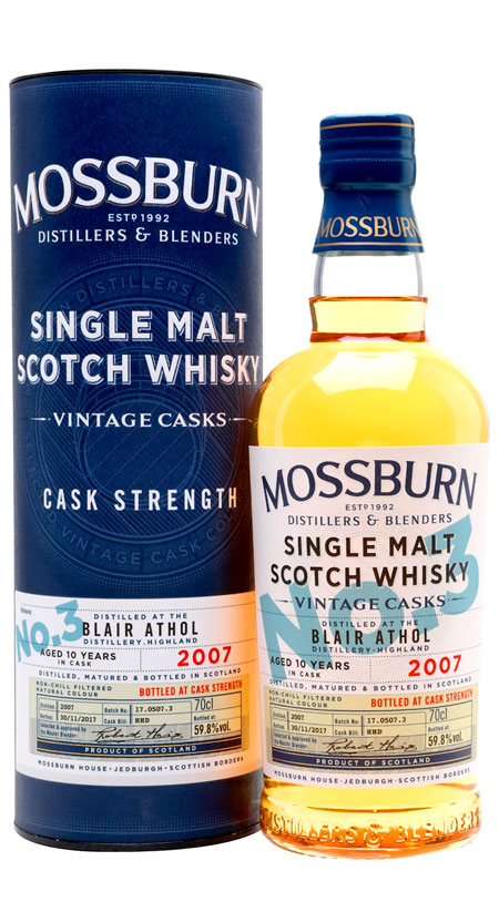 Віскі Mossburn Vintage Casks No3 Blair Atholl Distillery 10 Y.О 59.8%