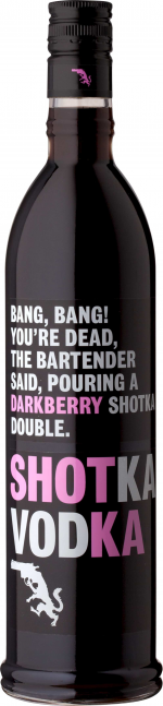 Горілка Shotka Vodka Darkberrya 40%