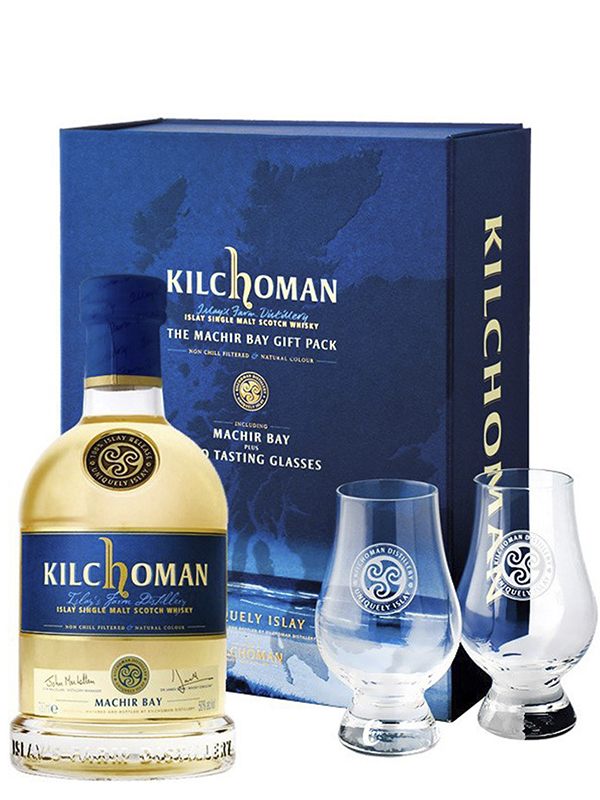 Віскі Kilchoman Machir Bay 46% + 2 келихи