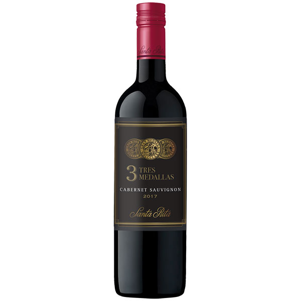 Вино Santa Rita Tres Medallas Cabernet Sauvignon червоне сухе 13%