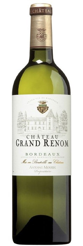 Вино Bordeaux Chateau Grand Renom біле сухе