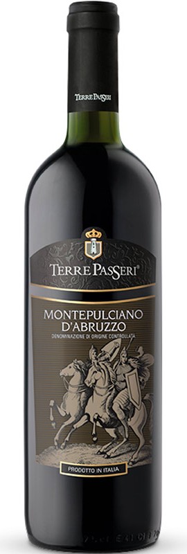 Вино Montepulciano d'Abruzzo Terre Passeri червоне сухе 12.5%