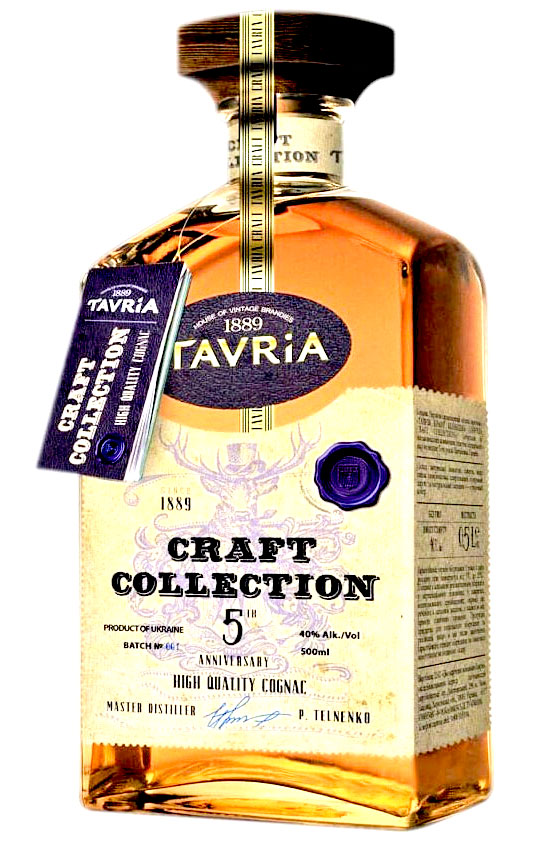 Коньяк Tavria Craft Collection VSOP 5 років витримки 40%